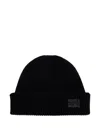 Paul Smith Ribbed Beanie In Black