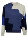 Paul Smith Mens Sweater Crew Neck In Blue