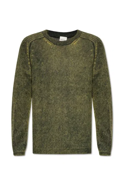 Paul Smith Ribbed Sweater In Green