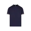 PAUL SMITH RIGHE NAVY COTTON T-SHIRT