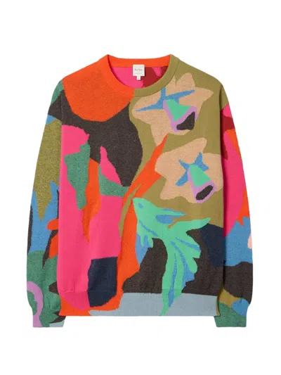 Paul Smith River Collage Sweater In Multi