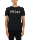 Paul Smith Robot Print T-shirt In Multi
