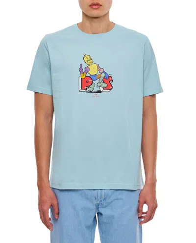Paul Smith Robot T-shirt In Blue