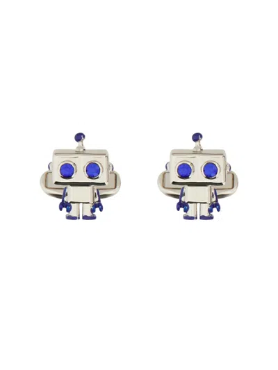 Paul Smith Robot Twins In Silver