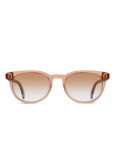 Paul Smith Round-frame Sunglasses In Brown