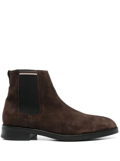 Paul Smith Slip-on Ankle Boots In Brown