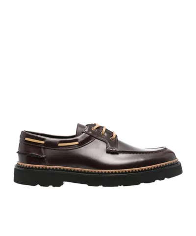 Paul Smith Round Head Loafer Shoes In Black