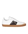 Paul Smith White Leather 'foley' Trainers In White