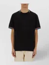 Paul Smith Round Neck Striped Trim Short Sleeves T-shirt