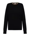 Paul Smith Striped-trim Sweater In Black