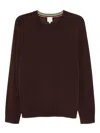 Paul Smith Round-neck Wool Sweater In Red