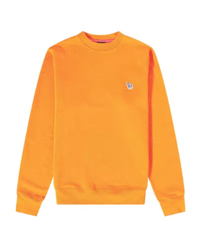 Paul Smith Round-necked Sweater In Orange