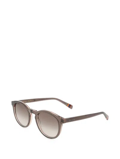 Paul Smith Round-frame Sunglasses In Brown
