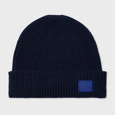 Paul Smith Royal Blue Cashmere-blend Beanie