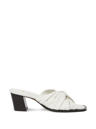 Paul Smith Ruched Ring-detail Sandals In Neutral