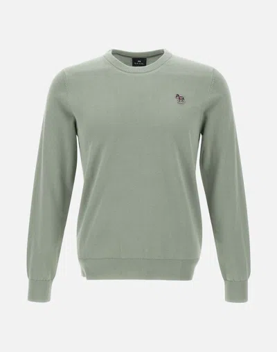 Paul Smith Sage Green Organic Cotton Sweater