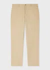 Paul Smith Sand Cotton Poplin Chinos Brown In Brown
