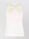 Paul Smith Scalloped Edges Stretch Viscose Top