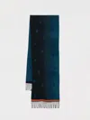 Paul Smith Men Scarf Stack Logo In Blue