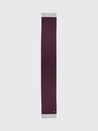 Paul Smith Scarf Men  In Burgundy