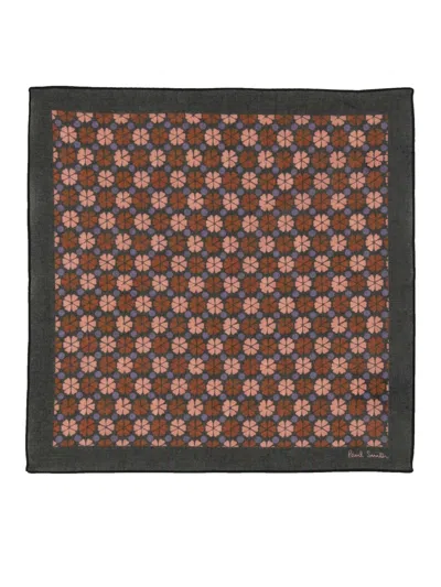 PAUL SMITH PAUL SMITH SCARF WITH PRINT