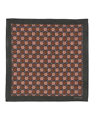 PAUL SMITH SCARF WITH PRINT