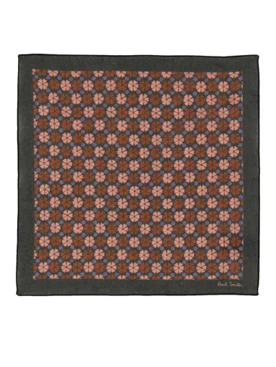 PAUL SMITH PAUL SMITH SCARF WITH PRINT