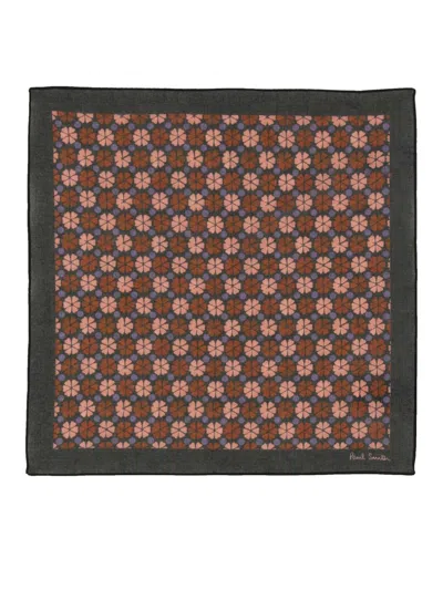 PAUL SMITH PAUL SMITH SCARF WITH PRINT