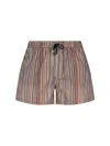 Paul Smith Stripe-print Shell Swim Shorts In Multicolour