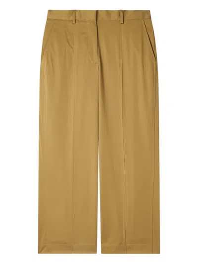 PAUL SMITH SEAM-DETAIL CROPPED TROUSERS