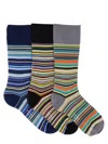 Paul Smith Set Of Three Multicolor Socks In Multi