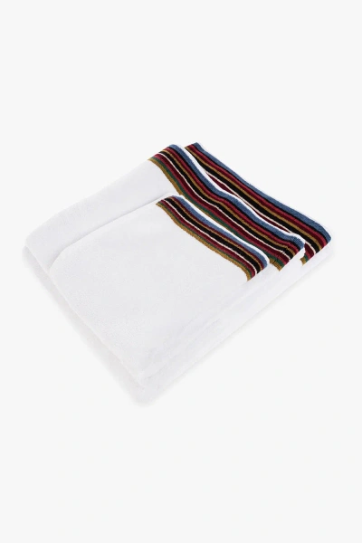 Paul Smith Set Of 3 Towels In White