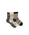 Paul Smith Women's 'signature Stripe' Socks Three Pack Multicolour In Black