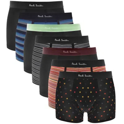 Paul Smith Seven Pack Boxers In Multi
