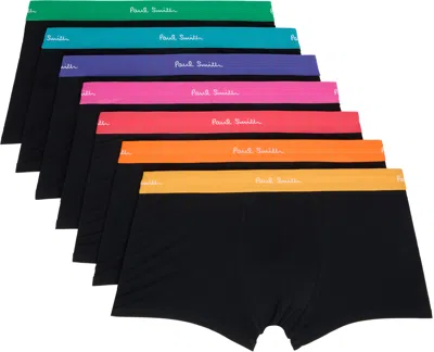 Paul Smith Seven-pack Multicolor Organic-cotton Boxer Briefs