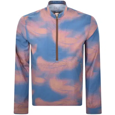 Paul Smith Casual Fit Long Sleeved Shirt Blue