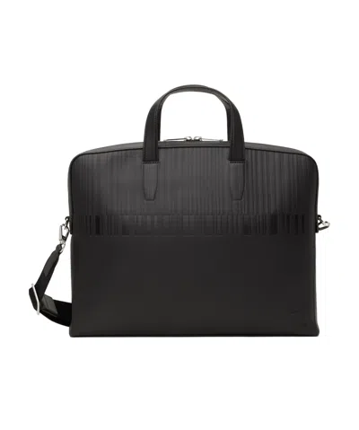 Paul Smith Shadow Stripe Briefcase In Black