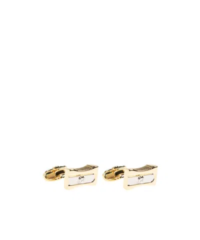 Paul Smith Sharpener Cufflinks In Gold