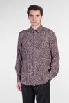 Paul Smith Shirt In Rose-pink Viscose