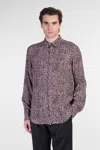 Paul Smith Shirt In Rose-pink Viscose