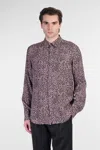 Paul Smith Shirt In Rose-pink Viscose In Pink