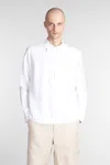 Paul Smith Shirt In White Linen In White