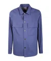 Paul Smith Mens Shirt Jacket In Blue