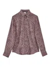 Paul Smith Shirt In Rose-pink Viscose In Pink