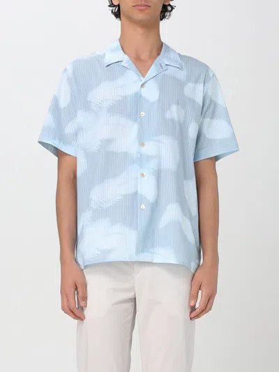 PAUL SMITH SHIRT PAUL SMITH MEN COLOR BLUE,G84555009