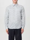 Paul Smith Soho Vine Floral Button Up Shirt In Blau