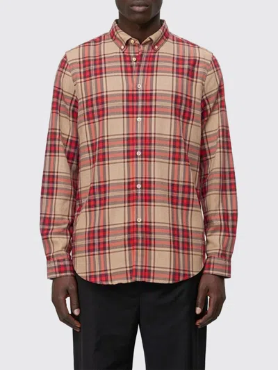 PAUL SMITH SHIRT PAUL SMITH MEN COLOR BROWN,H47872032