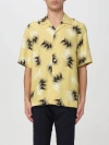 Paul Smith Bowlinghemd Mit Abstraktem Print In Yellow
