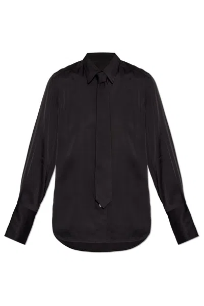 Paul Smith Necktie Shirt In Black
