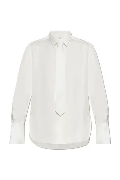 Paul Smith Women Shirt With Tie In White